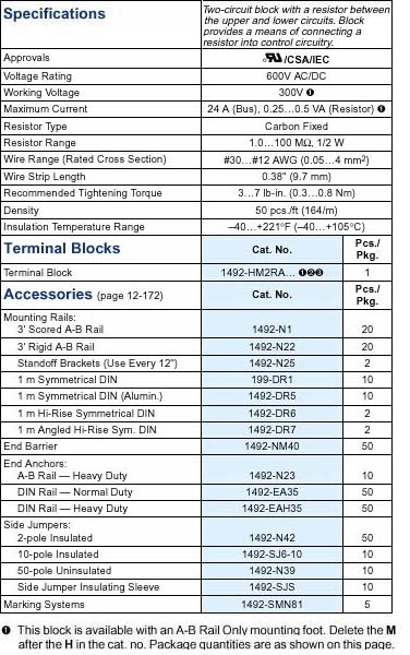 Allen-Bradley 1492-HM2RA101 product image