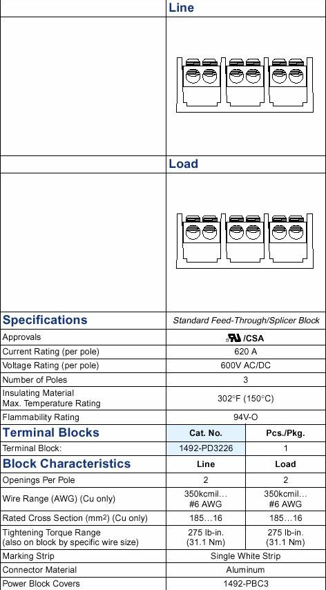 Allen-Bradley 1492-PD3226 product image