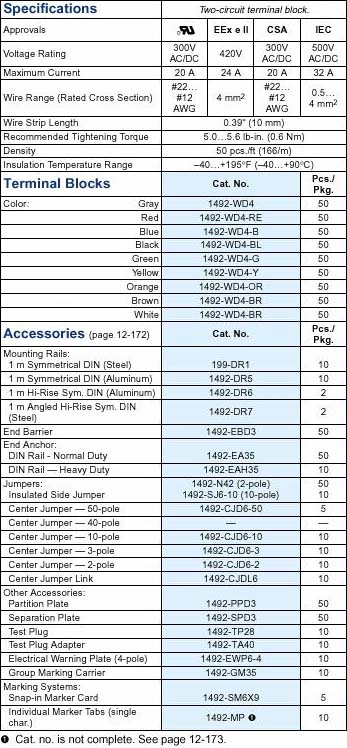 Allen-Bradley 1492-WD4 product image