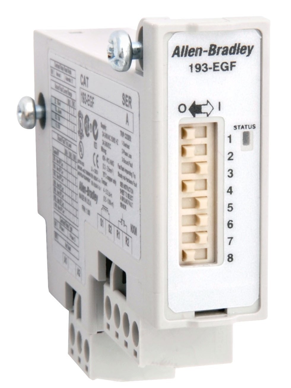 Product image for Allen Bradley 193-EGF E1 Plus GND Fault I Protection Module