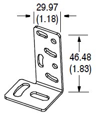 Product image for Allen Bradley 60-BKTL-SS Photoelectric Accessories